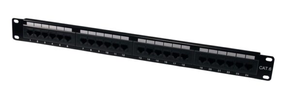 KUWES PATCH PANEL CAT6 UNSHIELDED 24 PORT